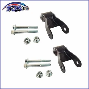 2PCS Rear Leaf Spring Shackle For 2015-2019 Chevy GMC Silverado Sierra 1500 Subu - Bild 1 von 4