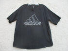 Adidas Shirt Extra Large Adult Black Athletic Cutoff Sleeveles Logo Womens XL