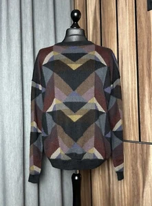 Peruvian Connection 100% Alpaca Sweater Jumper Multicolor Size L - Picture 1 of 6