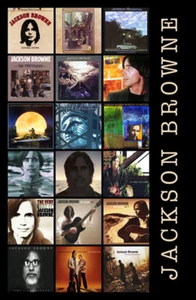 JACKSON BROWNE album discography magnet (4.5" x 3.5") (eagles, linda ronstadt) - Picture 1 of 1