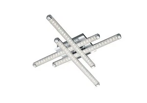 Modern Crystal Effect Chrome LED Ceiling Light 18W TR204 - Picture 1 of 1