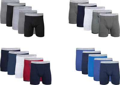 Gildan Men's Classic Length Boxer Brief Underwear (5-Pack) - Image 1 of 4