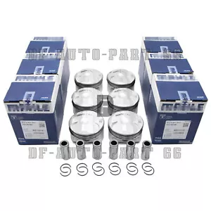 MAHLE Pistons Rings Set Φ82+0.5mm CR 11:1 6Pcs For BMW 325i 523i E93 E30 E83 F10 - Picture 1 of 4