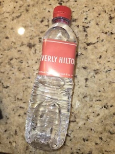 Beverly Hilton Water Bottle Collector Item From Hotel Los Angeles - Picture 1 of 3