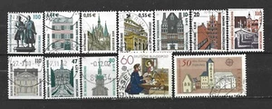 GERMANY, 12 VARIOUS, USED - Bild 1 von 1