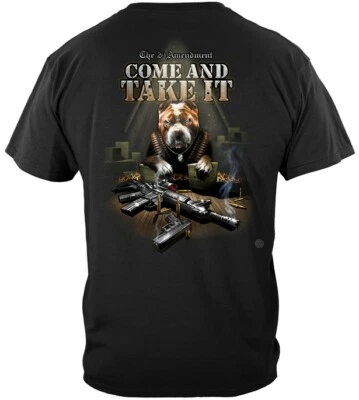 Come And Take It 2nd Amendment Pitbull T Shirt  - Image 1 of 3