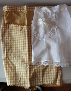 2 Vintage 1/2 Aprons L #65 - Imagen 1 de 7