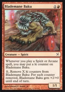 4X BLADEMANE BAKU RED BETRAYERS KAMIGAWA MTG MAGIC NM X4 (yourdeckbuilder) - Picture 1 of 1