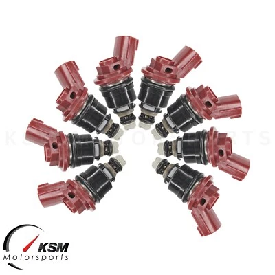 8 x Fuel Injectors for 1997-2001 INFINITI Q45 4.1L V8 #16600-96E01 16600-1P102 - Image 1 of 4