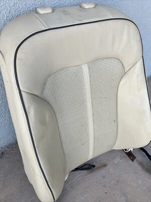 Lincoln MKX 2011-2015 ASIENTO TRASERO PASAJERO DELANTERO IZQUIERDO CUERO COLOR CREMA Foto 1 de 4