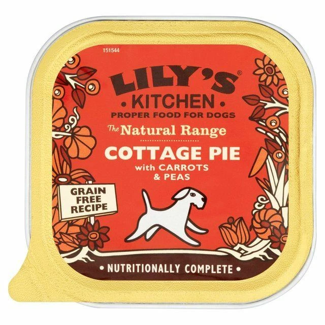 Lily's Kitchen Natural Cottage Pie with Carrots & Peas for Dogs 150g (PACK OF 6) - Bild 1 von 1