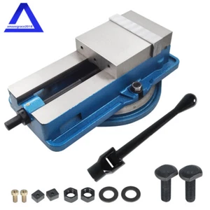 Tornillo de banco para fresadora CNC de bloqueo de 6"" × 7,5"" con base giratoria de 360 ° - Imagen 1 de 9