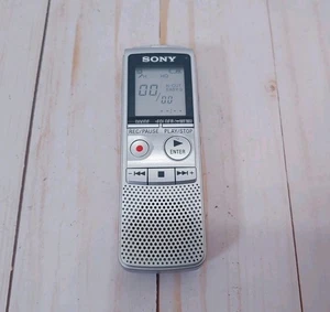 SONY IC Recorder ICD-BX800 Silver Handheld Digital Voice Recorder Tested - Picture 1 of 9