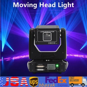 6W Laser Moving Head Bühnenlicht RGB DJ Lichtstrahl DMX Bühne Lichteffekt - Bild 1 von 11