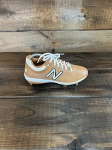 New Balance 4040 V5 Brown & White Baseball Cleats Men Size 6.5 D L4040TO5 - Picture 1 of 17