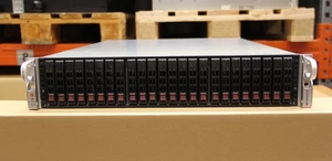 Supermicro 24 x 2,5” SAS direct-attached X10DRi-T4+ E5-2690 V4 2U Storage Server - Bild 1 von 9