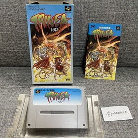 [Boxed] TRINEA Nintendo Super Famicom SFC Software from Japan Yanoman Cartridge