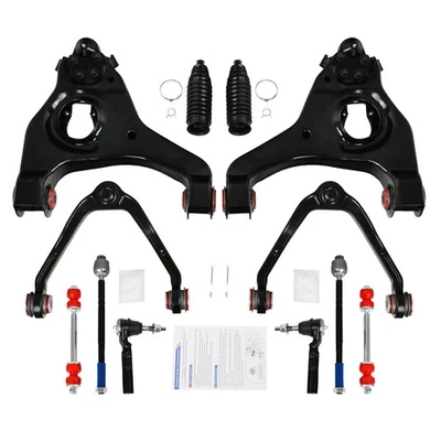 12X Front Upper Lower Control Arm Kit For 99-06 GMC Sierra Chevy Silverado 1500 - Image 1 of 4
