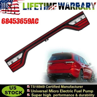 For 2014-22 Dodge Durango LED Tail Light Lamp Liftgate W/ Camera Hole 68453659AC - Image 1 of 4