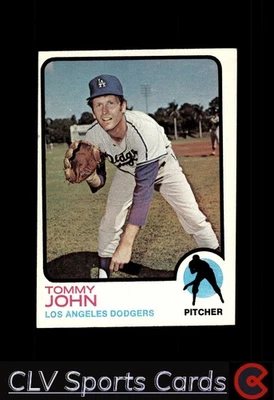 Los Angeles Dodgers Tommy John Topps Baseball Near Mint or Better - Image 1 of 2