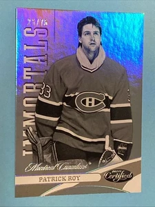 2012-13 Panini Certified Immortals Mirror Hot Box #123 Patrick Roy /75 Refractor - Picture 1 of 2