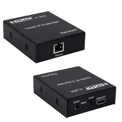 150M HDMI H.264 IP Extender Over Cat5e Cat6 RJ45 Ethernet Cable for PS3 DVD HDTV - Image 1 of 4
