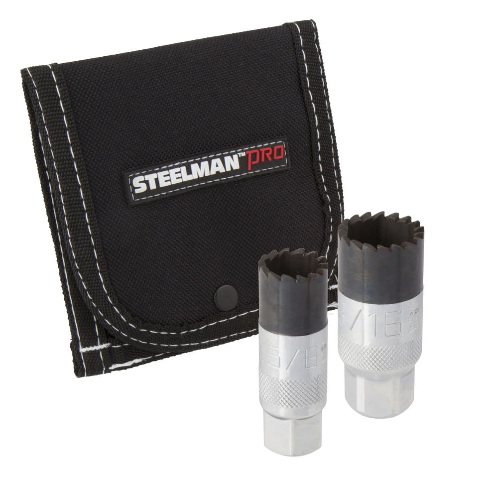 Steelman Pro 2 Piece 3/8in. Drive Spark Plug Socket Set, 5/8in.,13/16in. 79996 - Image 1 of 4