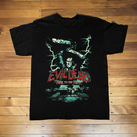 2000 The Evil Dead Hail To The King Dreamcast T-Shirt Vintage Horror Game Tee