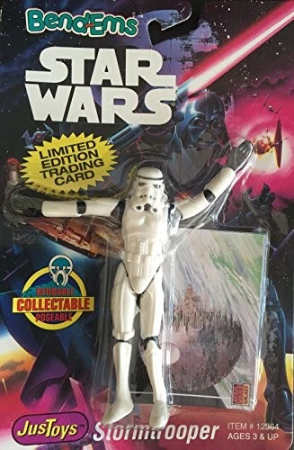 Star Wars Bend-ems Stormtrooper Bendem Figure By Justoys - Image 1 of 1