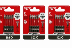 Milwaukee 48-32-4606 SHOCKWAVE 2" Square #2 Impact Screwdriver Bit (15pcs) - Picture 1 of 7
