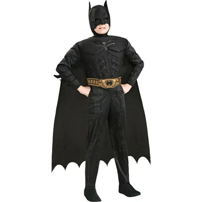 Batman The Dark Knight Trilogy Kids Muscle Halloween Costume  12-14 Large - Image 1 of 4