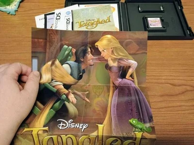 Tangled (Nintendo DS, 2010) complete w/ Manual, Poster, Tested - Image 1 of 3