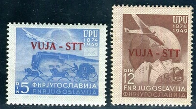TRIESTE B 1949 22-23 * FLAWLESS SET AIRMAIL (F6976 - Image 1 of 2