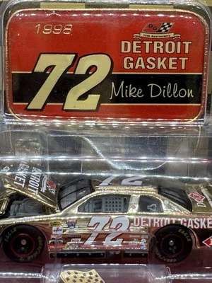 Racing Champions 1998 Gold Series NASCAR #72 Mike Dillon Detroit Gasket 1/64 - Image 1 of 4