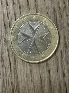 1 Euro Münze Malta 2008 (F) im Stern unten - Bild 1 von 2