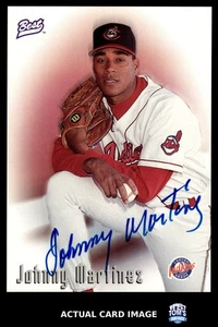 1996 Best #NNO JOHNNY MARTINEZ Canton-Akron Indians AUTO NM - Picture 1 of 4