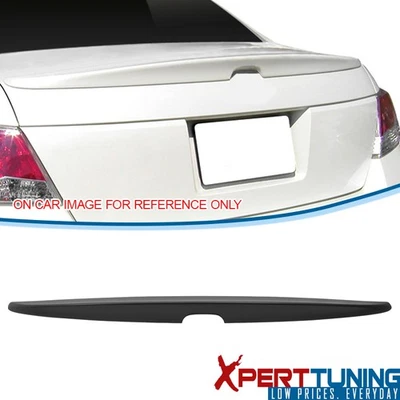 Fits 08-12 Honda Accord Sedan OE Style Rear Tail Trunk Spoiler Wing PU Unpainted - Imagem 1 de 4