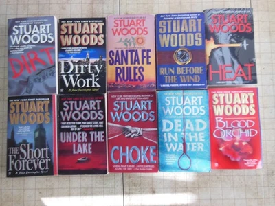 LOT #6 OF 10 MASS MARKET PAPERBACKS-by Stuart Woods Foto 1 de 4