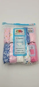 10pack Sz14 Girls Tag-free Cotton Hipsters Multicolor - Picture 1 of 4