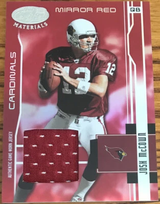 2003 Leaf Certified Mirror Red Materials Josh McCown #26 #’d 126/150 - Image 1 of 3