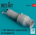 F-106 "Delta Dart" exhaust nozzle for Trumpeter kit 1/48 Reskit RSU48-0196