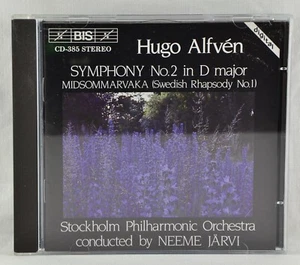 JÄRVI ALFVEN Symphony No. 2 - BIS CD 1988 - Picture 1 of 3