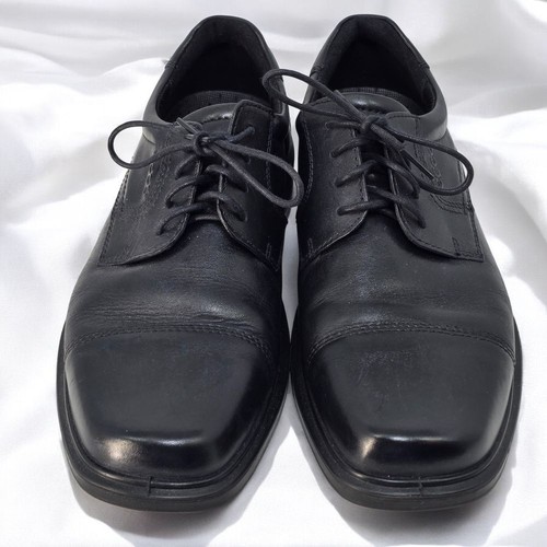 Scarpe eleganti ECCO Oxford uomo 44 (10US) nere comode punta a cappuccio casual business