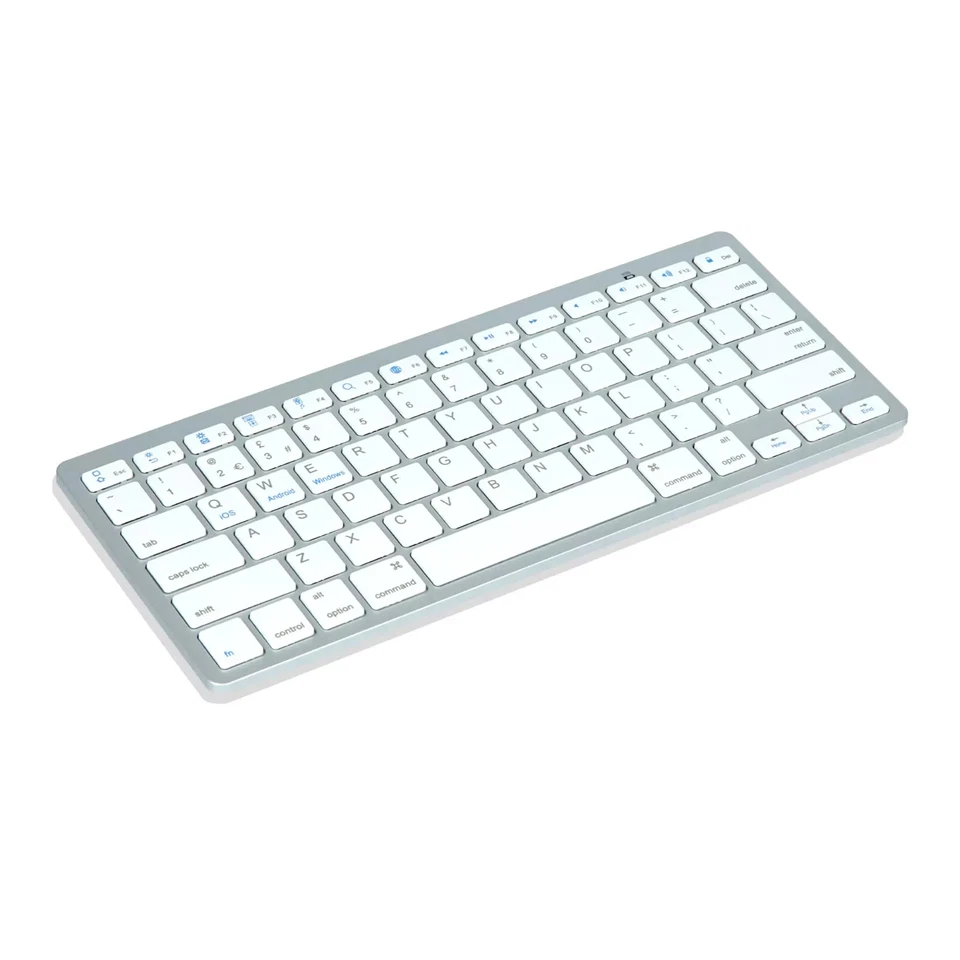 NEW SLIM WIRELESS BLUETOOTH KEYBOARD FOR IMAC IPAD ANDROID PHONE TABLET PC UK - Image 1 of 4