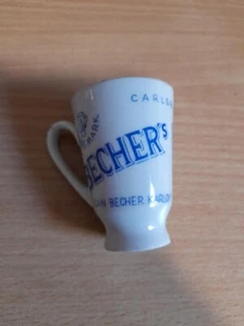 Becher's Liqueur Shot Glass/ Cup, Karlovy Vary, Czechoslovakia - Picture 1 of 8