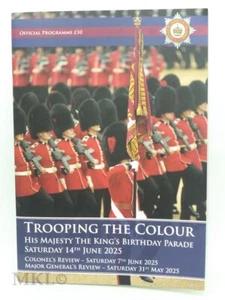 Trooping The Colour 2025 Offizielles Programm King Charles III Geburtstagsparade - Bild 1 von 1