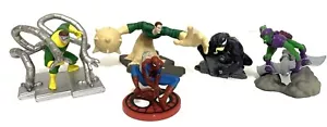 Disney Store Marvel Spider Man, Venom, Doc Oc, Sand Man, Green Goblin Figures 5 - Picture 1 of 10