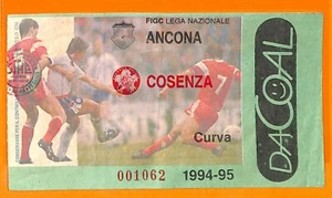 C0775 - Altes FUSSBALLSPIEL TICKET - ANCONA VS COSENZA - Bild 1 von 1