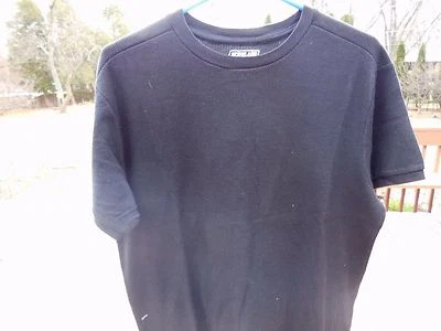 NEW URBAN PIPELINE  MENS BLACK SHORT SLEEVE CREW NECK CLASSIC SHIRT SIZE M - Imagem 1 de 3