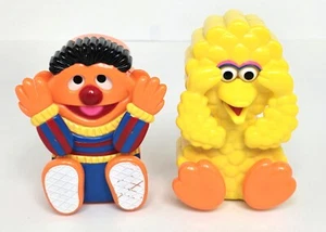 Vintage Peek-A-Boo Ernie & Big Bird Sesame Street illco Music Wind up Toy Works - Picture 1 of 8